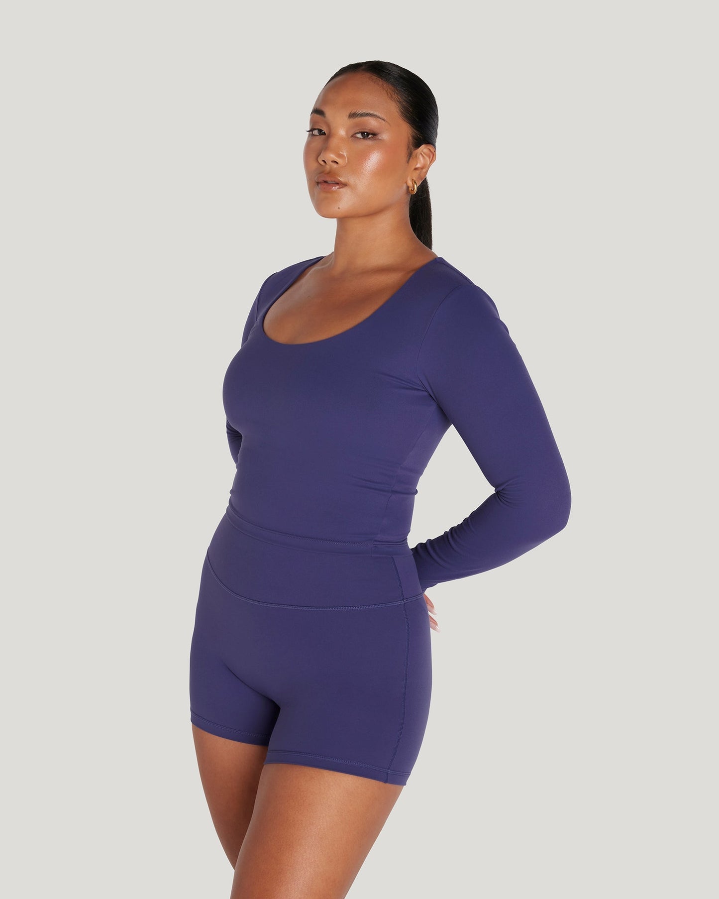 MOTION SCOOP LONG SLEEVE - HAZE