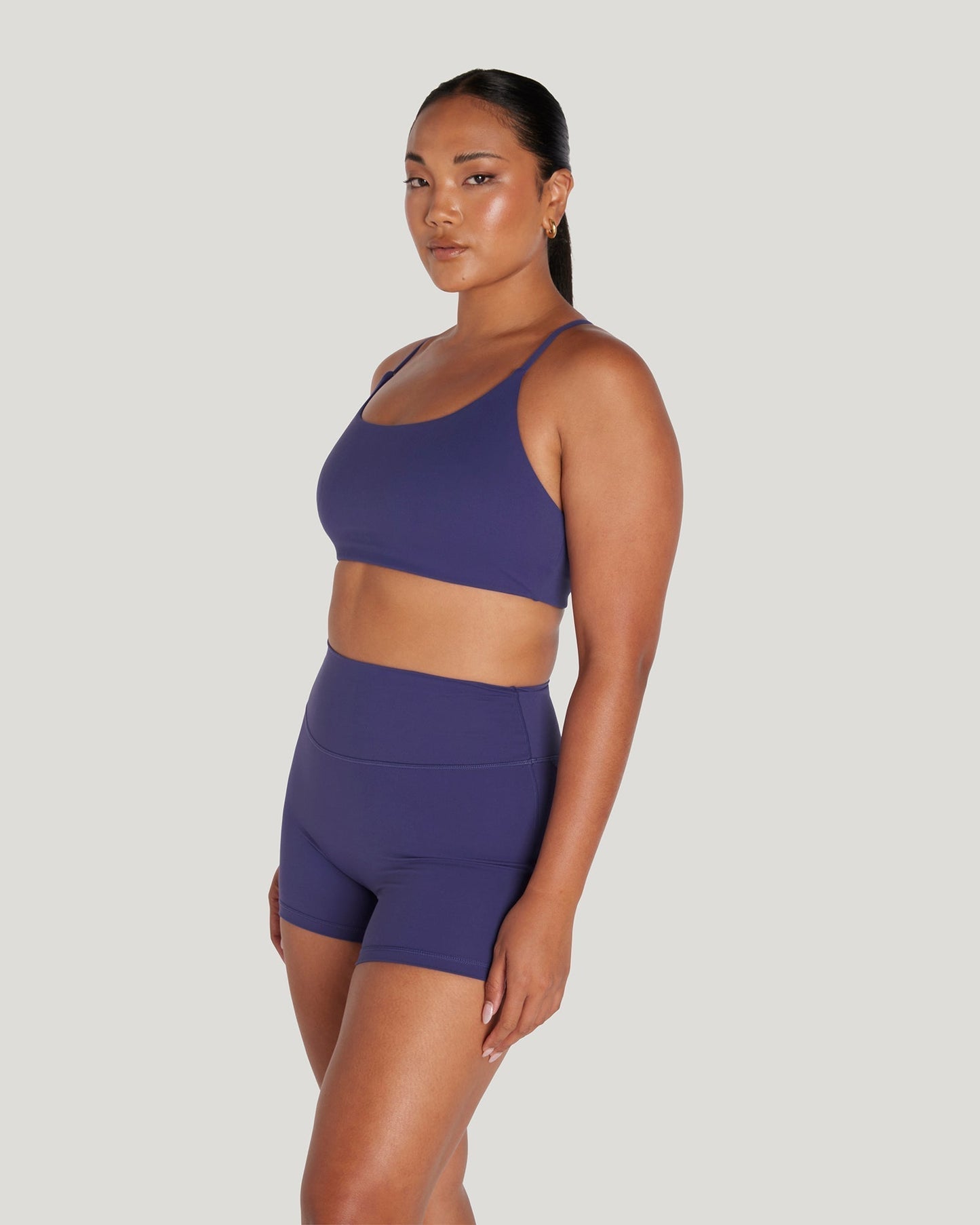 MOTION THIN STRAP BRA - HAZE