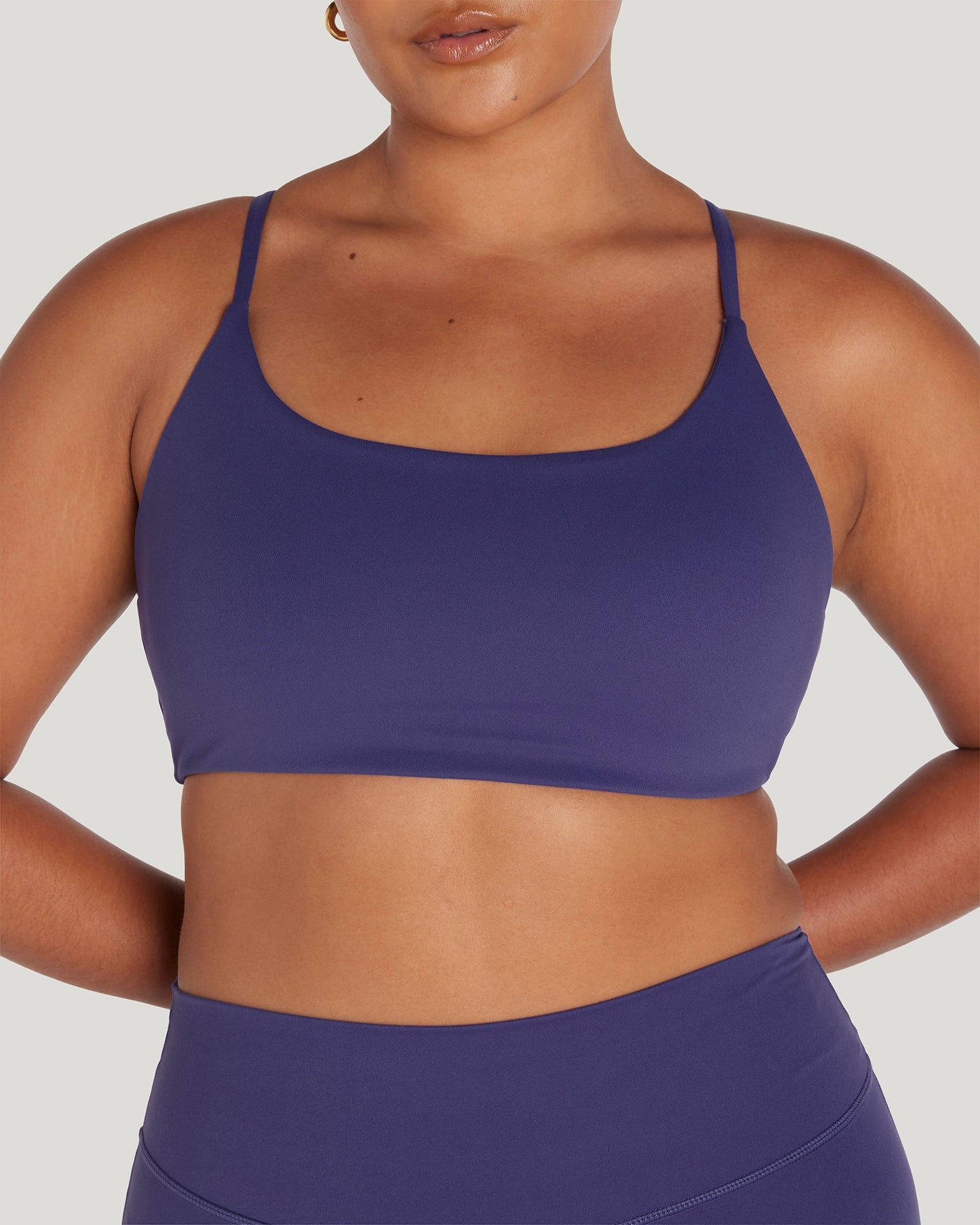 MOTION THIN STRAP BRA - HAZE