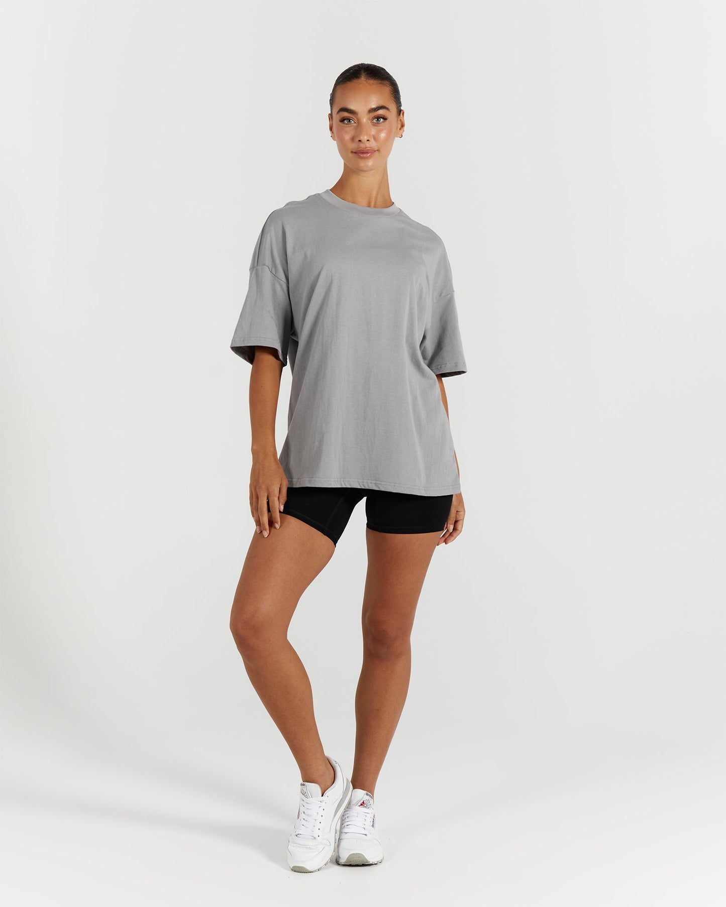 OVERSIZED TEE - COOL GREY