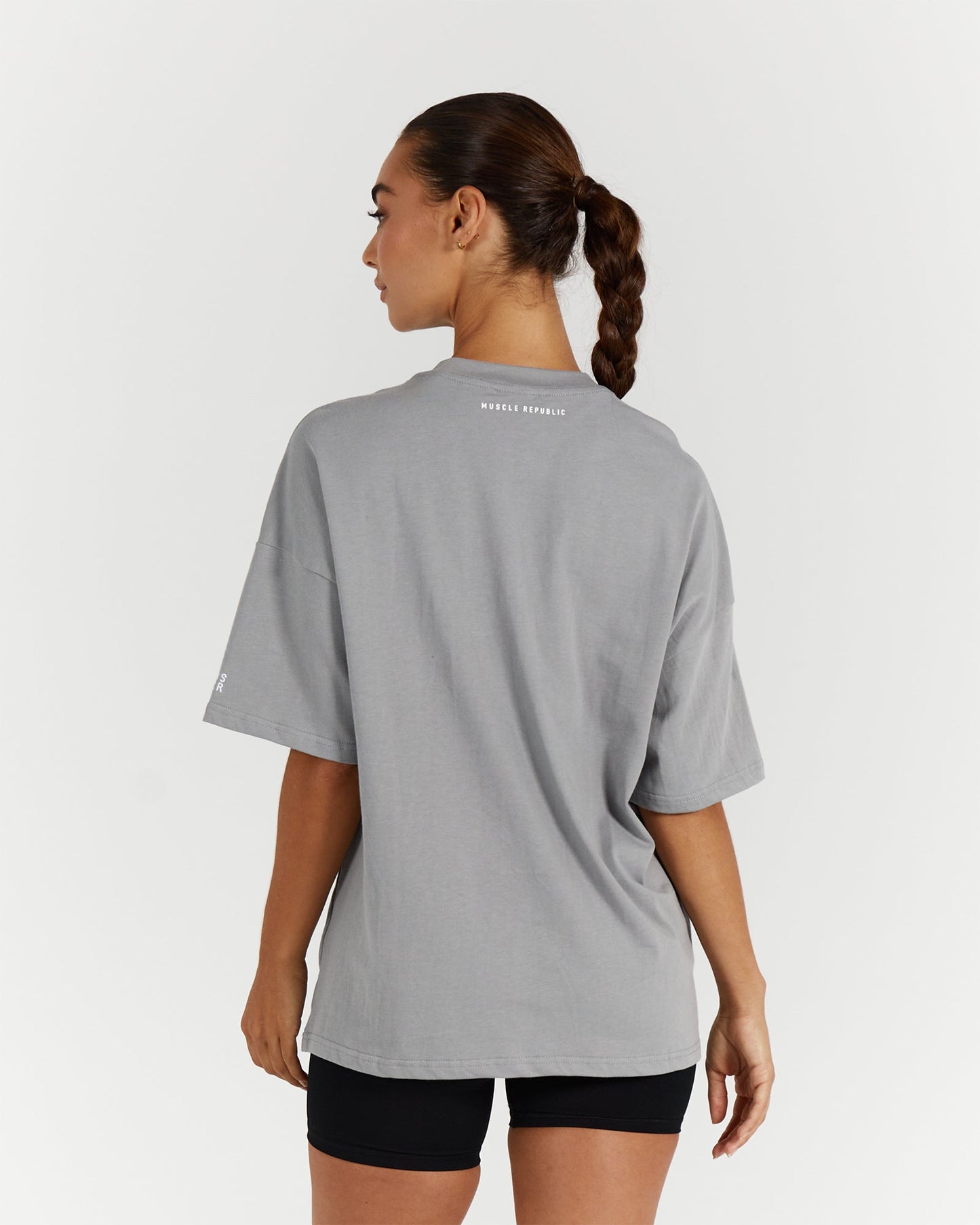OVERSIZED TEE - COOL GREY