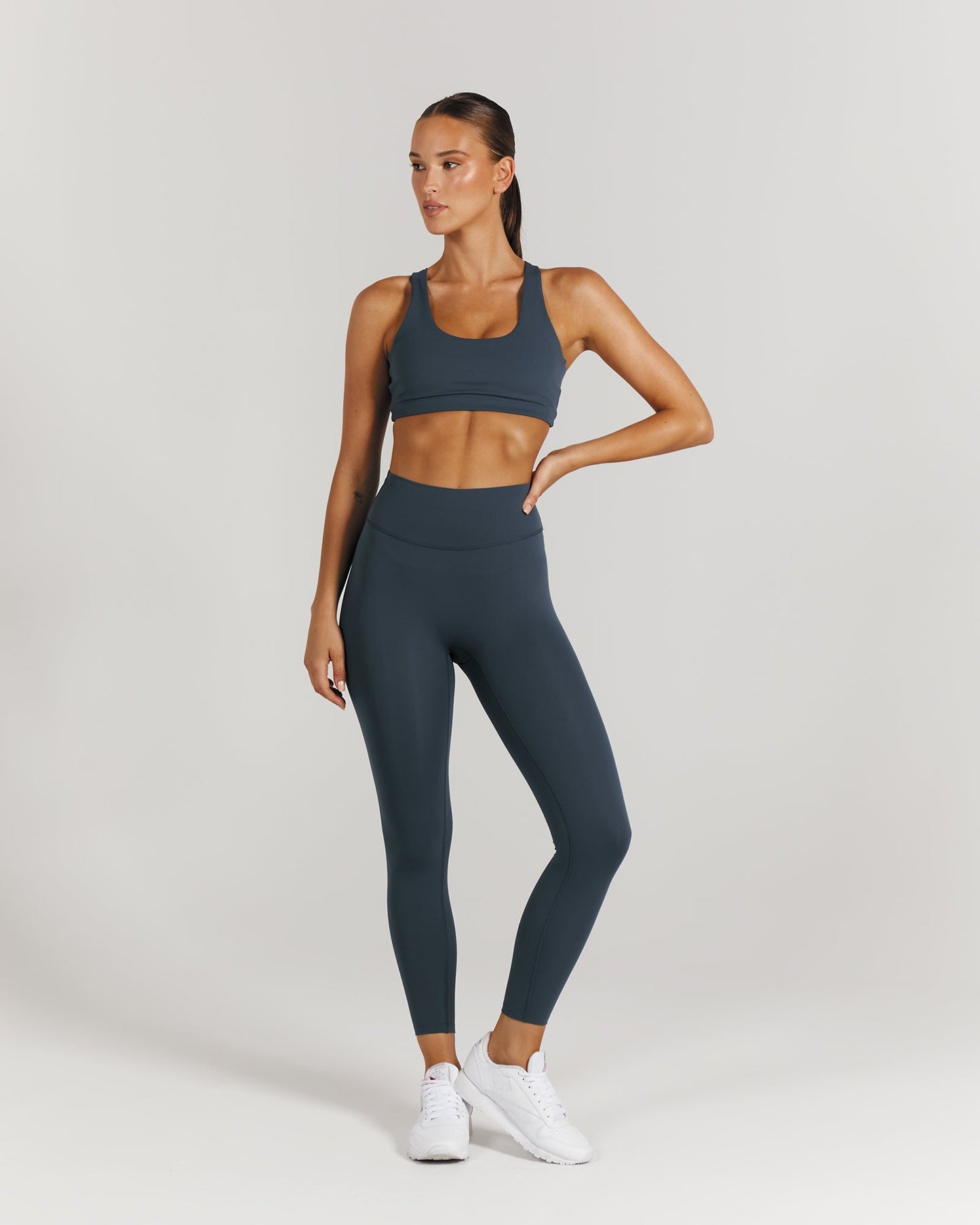 LUXE LEGGINGS 24" - ALLOY