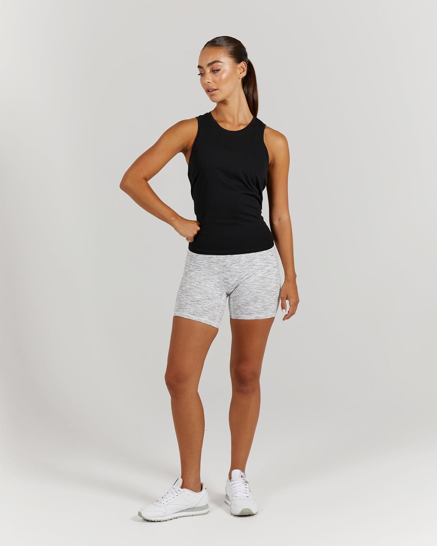 KITA TIE BACK TOP - BLACK