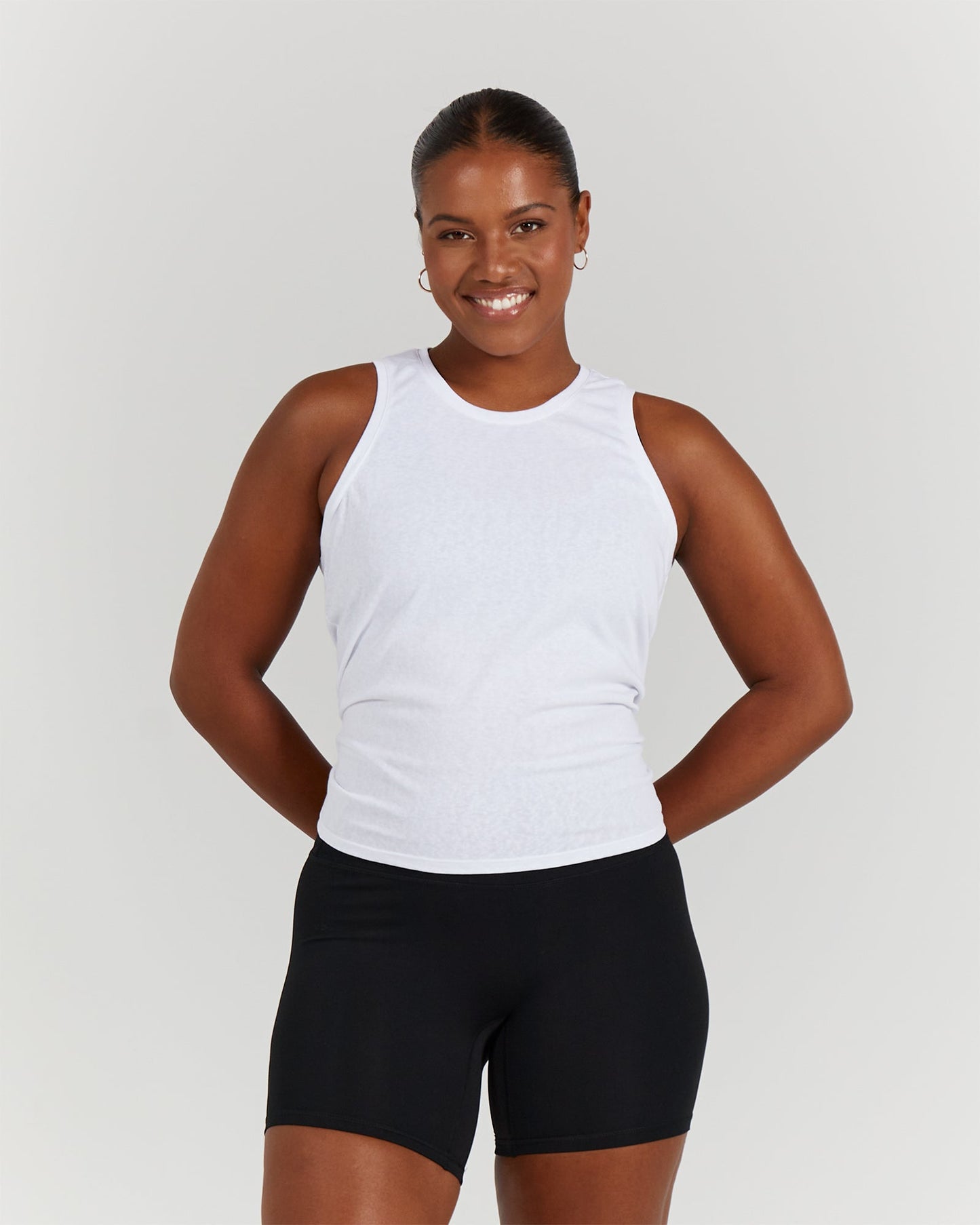 KITA TIE BACK TOP - WHITE