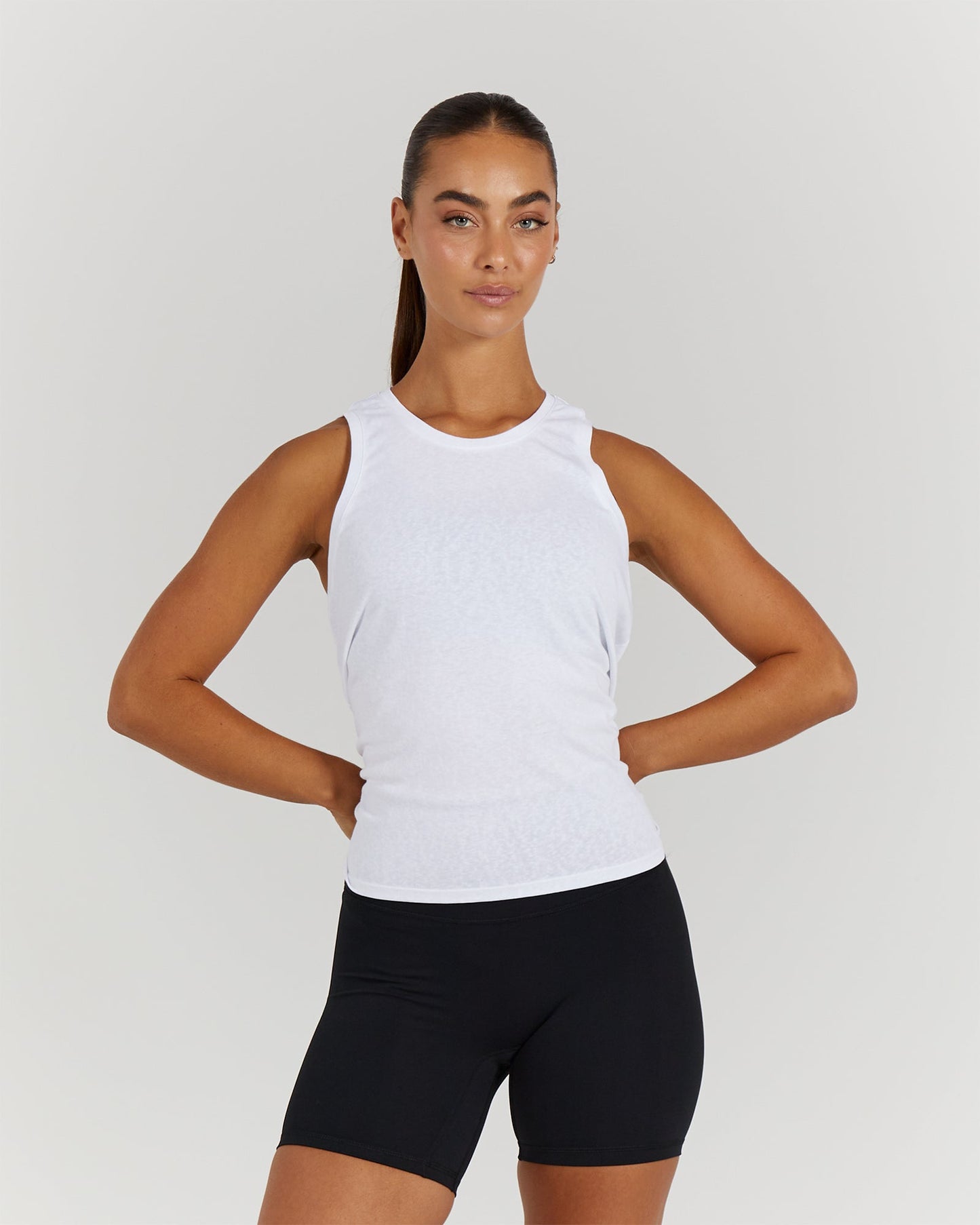 KITA TIE BACK TOP - WHITE