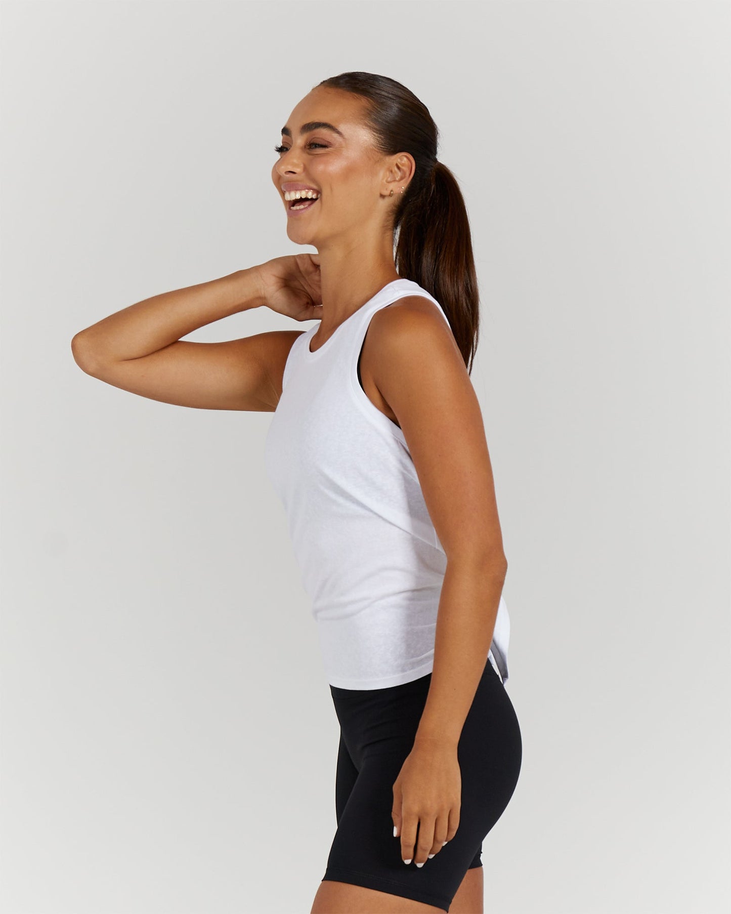 KITA TIE BACK TOP - WHITE
