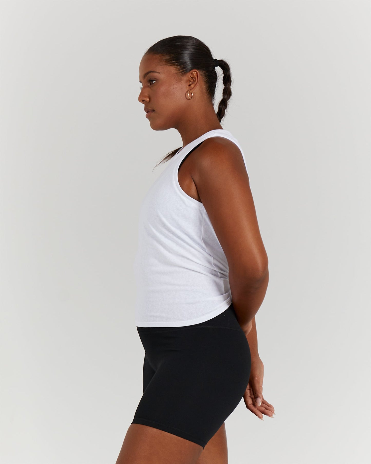 KITA TIE BACK TOP - WHITE