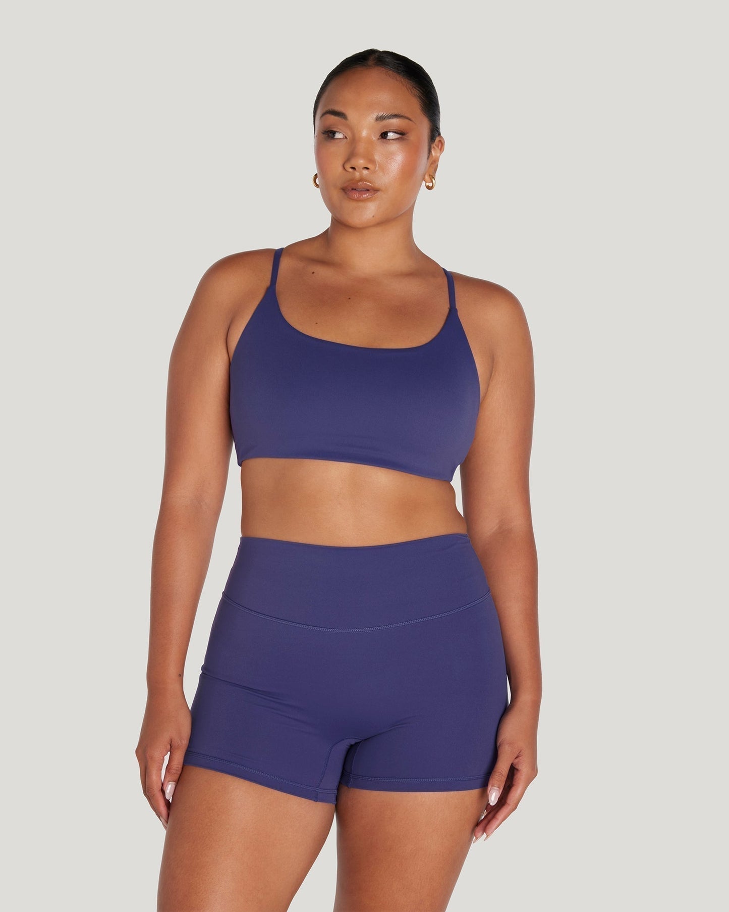 MOTION THIN STRAP BRA - HAZE