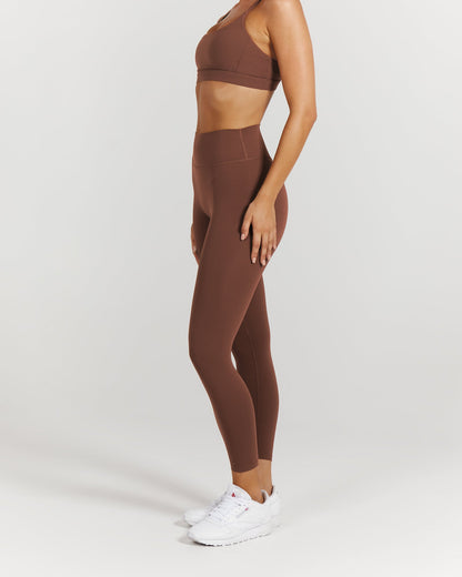 LUXE LEGGINGS 24" - COCOA