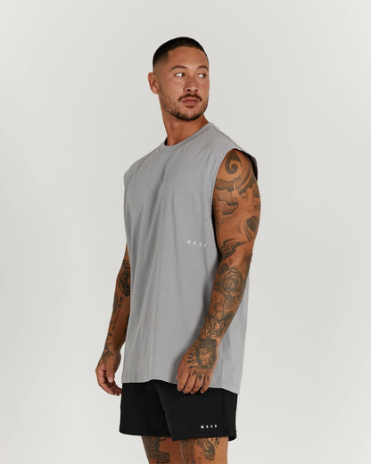 LIGHTWEIGHT OVERSIZED TANK - COOL GREY