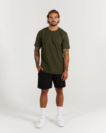 SYDNEY PITCH TEE - KHAKI GREEN